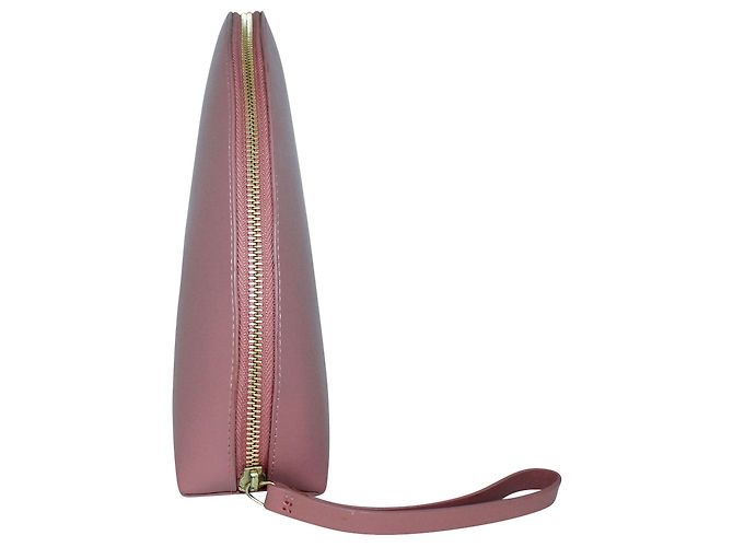 Mansur Gavriel Pochette a mezza luna rosa pastello - vista 3