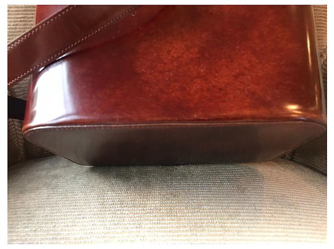 Zaino Cartier Jaguar in pelle marrone - vista 9