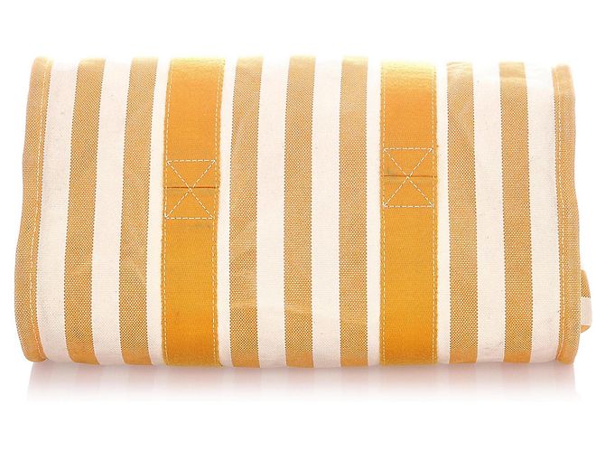 Hermès Hermes amarillo Cannes MM Blanco - vista 4