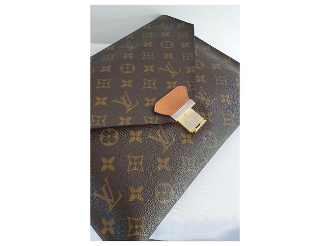 Louis Vuitton Bolsillo con solapa Castaño - vista 4