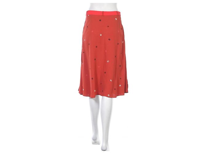 Autre Marque Falda midi Stine Goya naranja - vista 2
