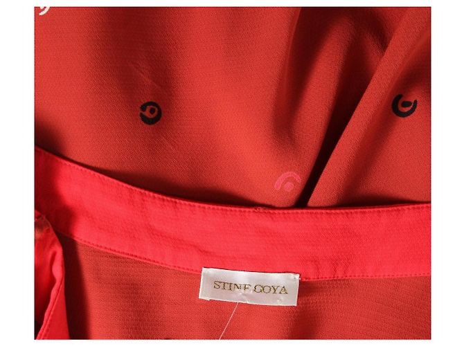 Autre Marque Falda midi Stine Goya naranja - vista 3