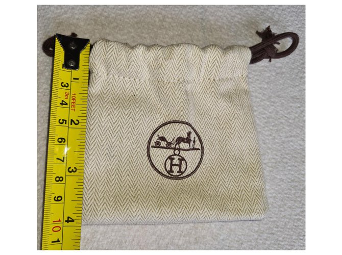 Hermès Spille Hermes Petit H Nero Bianco Rosso - vista 11