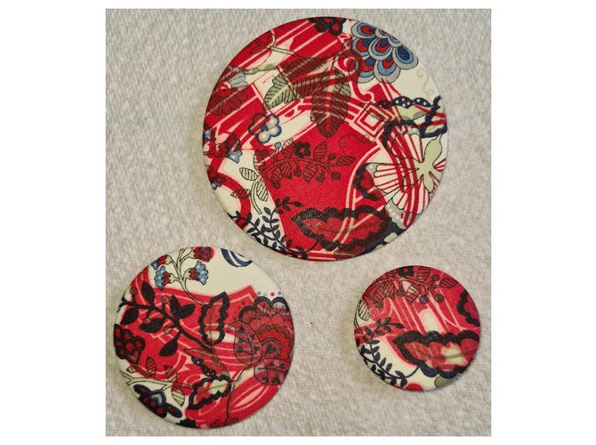 Hermès Spille Hermes Petit H Nero Bianco Rosso - vista 5
