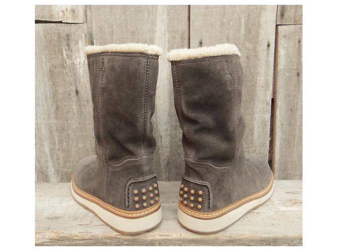 Car Shoes Stivali foderati di scarpe da auto come nuove 37 Taupe - vista 4