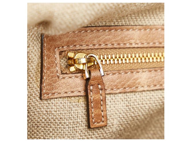 Borsa a tracolla Gucci marrone New Jackie Bamboo - vista 8