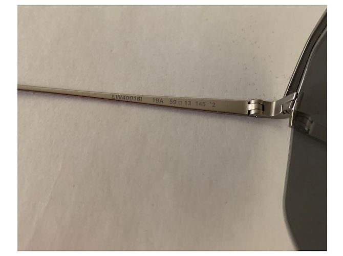Loewe Graue geometrische Pilotenbrille - Ansicht 10