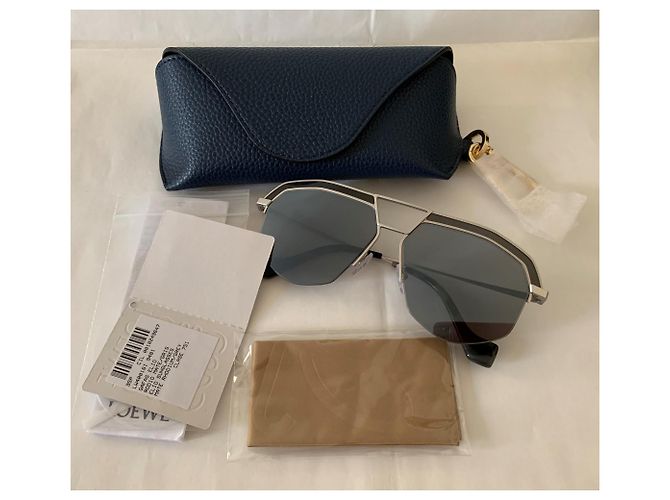 Loewe Graue geometrische Pilotenbrille - Ansicht 14