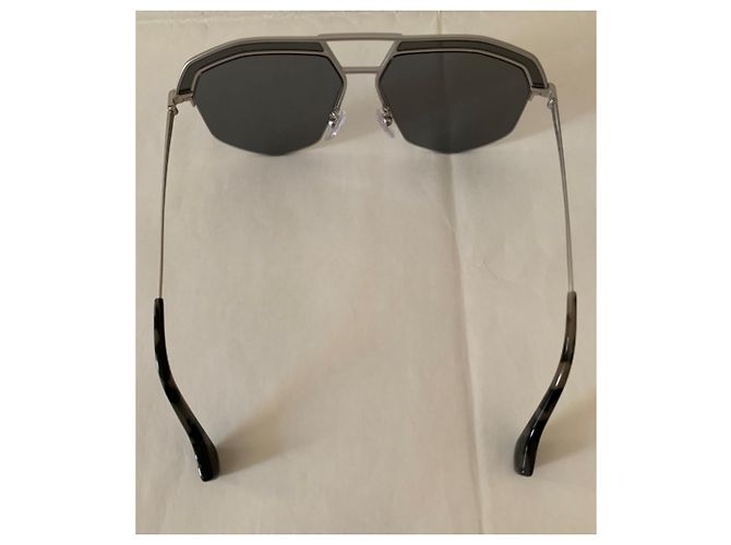 Loewe Graue geometrische Pilotenbrille - Ansicht 3