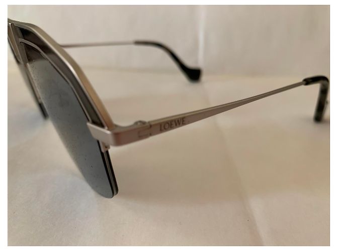 Loewe Graue geometrische Pilotenbrille - Ansicht 6