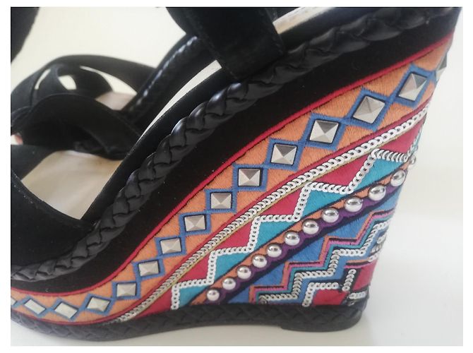 Sandali Schutz Scamosci Multicolore 39 - vista 3
