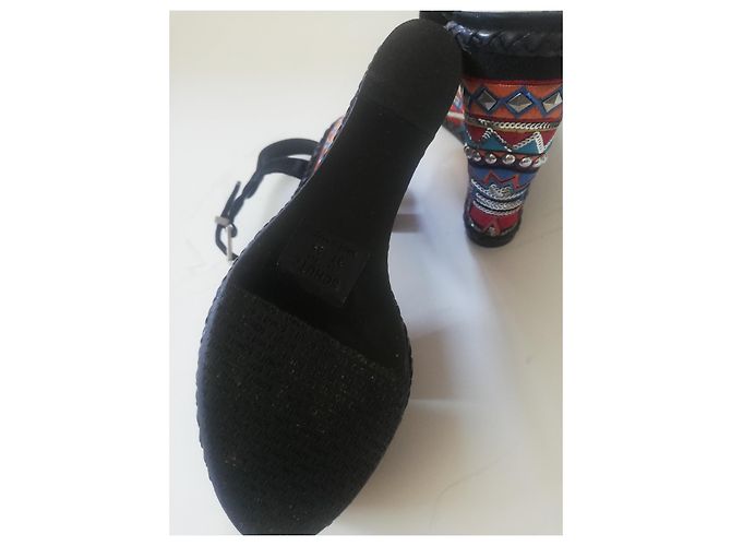 Sandali Schutz Scamosci Multicolore 39 - vista 4