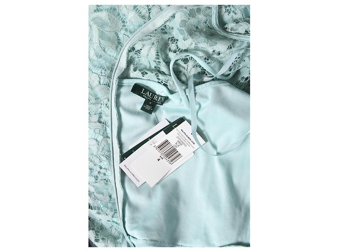Abito Ralph Lauren Blu Verde - vista 3