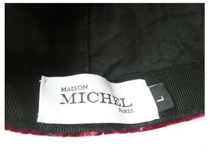 MAISON MICHEL New cap nero velvet black TL - vista 5