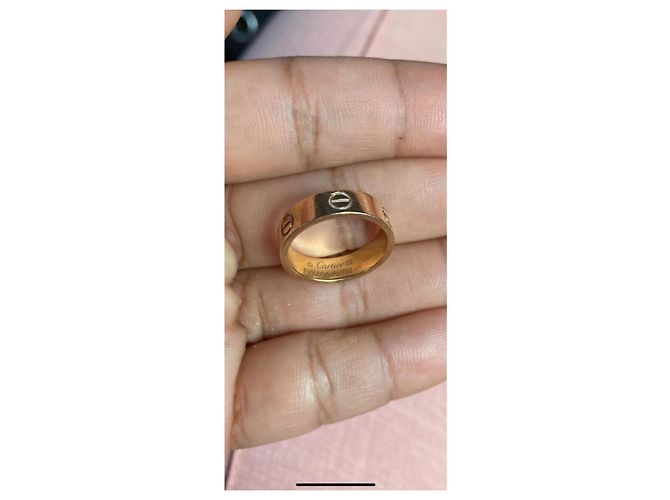 Anello Cartier Love in oro rosa D'oro - vista 2