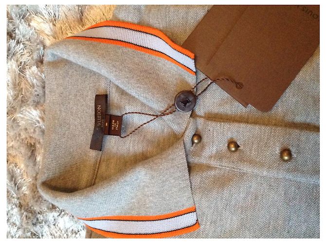 Polo Louis Vuitton Gris de Algodón - vista 4