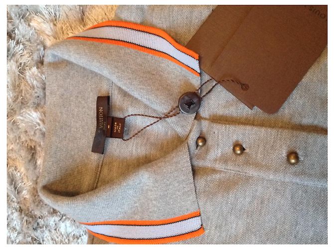 Polo Louis Vuitton Gris de Algodón - vista 5