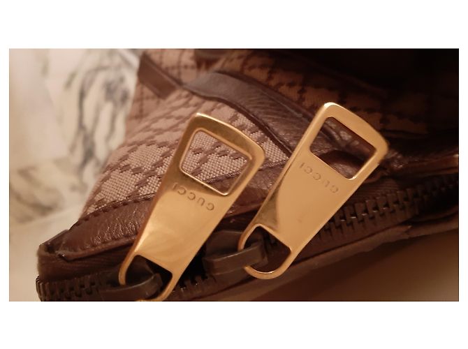 Borsa Gucci in pelle e tessuto Multicolore - vista 15