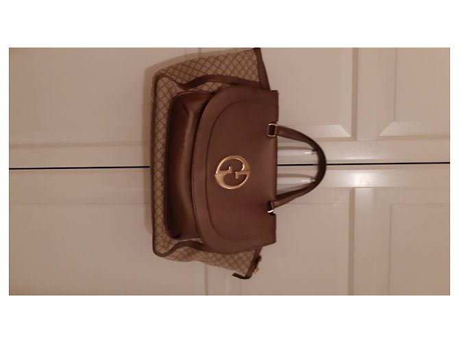 Borsa Gucci in pelle e tessuto Multicolore - vista 2