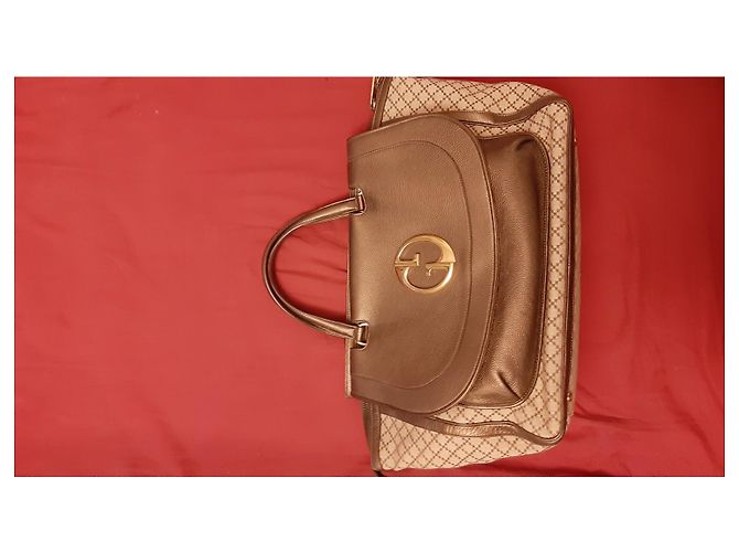Borsa Gucci in pelle e tessuto Multicolore - vista 5