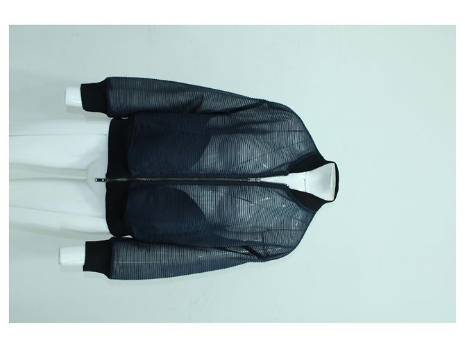 Dkny Chaqueta plisada azul marino - vista 10
