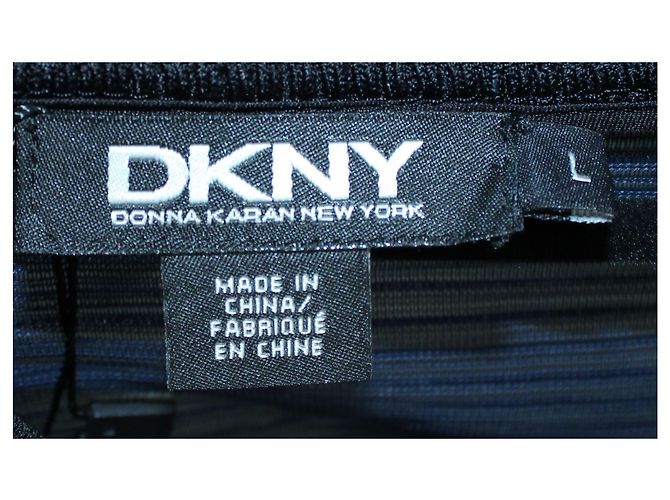 Dkny Chaqueta plisada azul marino - vista 6