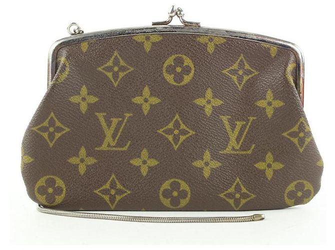 Louis Vuitton French Twist Clutch mit Monogramm Kisslock-Beutel - Ansicht 9