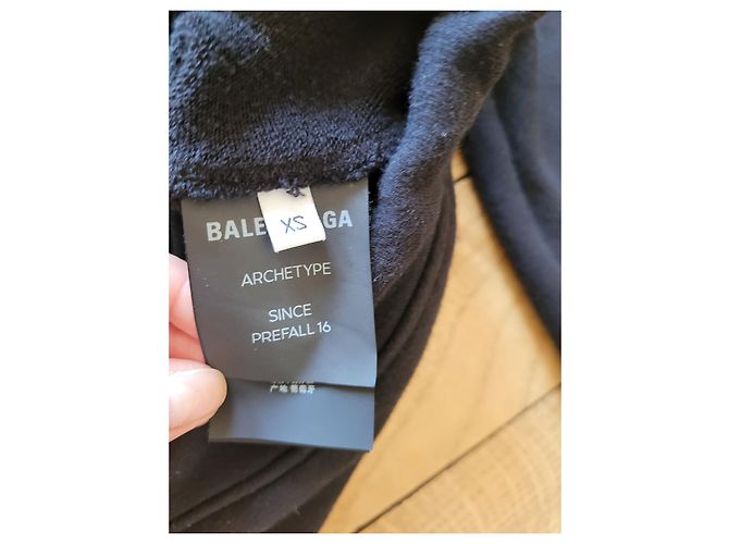 Balenciaga schwarzes Sweatshirt - Ansicht 5