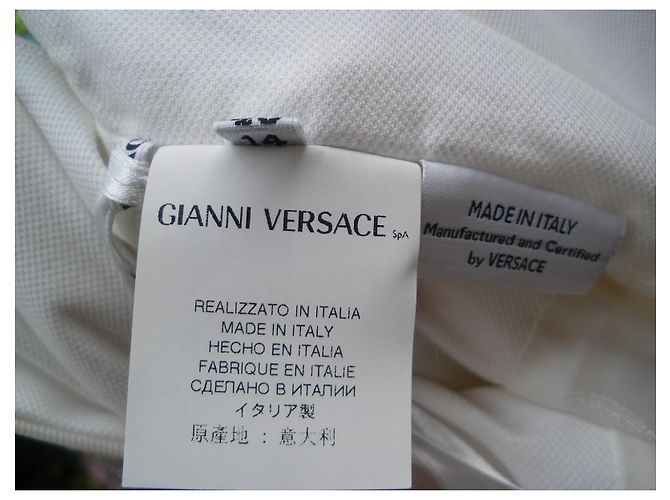 Versace Kleid Weiß Baumwolle - Ansicht 10