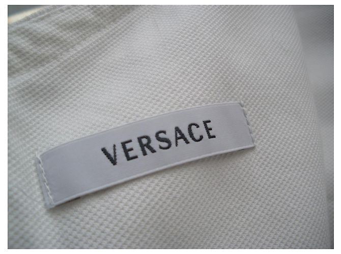 Versace Kleid Weiß Baumwolle - Ansicht 6