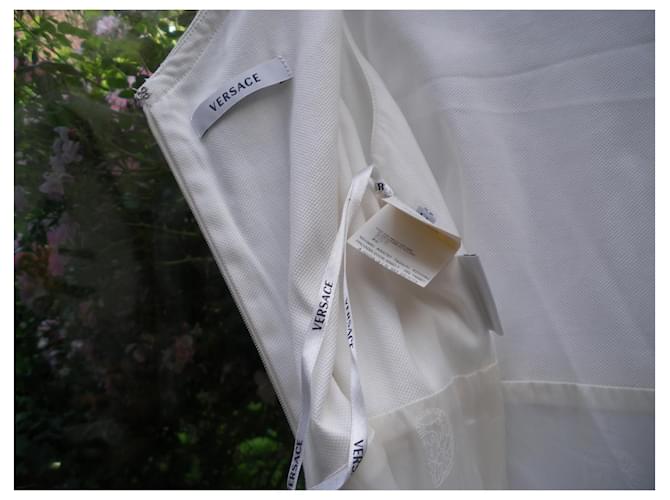 Versace Kleid Weiß Baumwolle - Ansicht 7