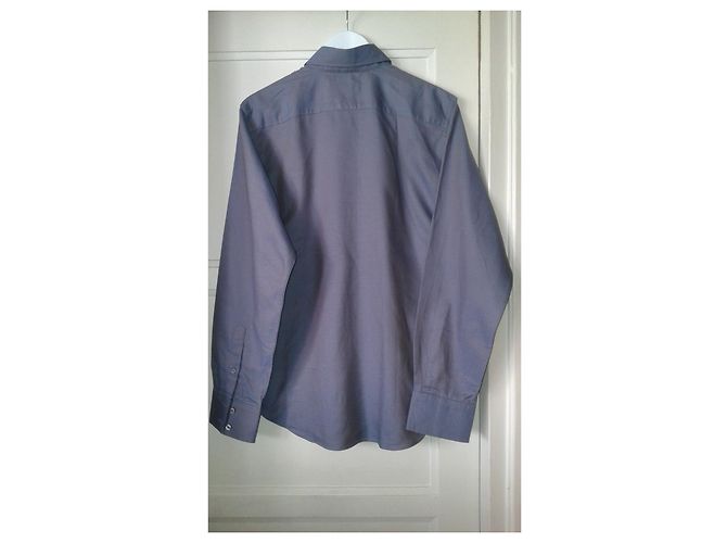 Camisa Christian Lacroix de algodão azul com bordado - vista 2