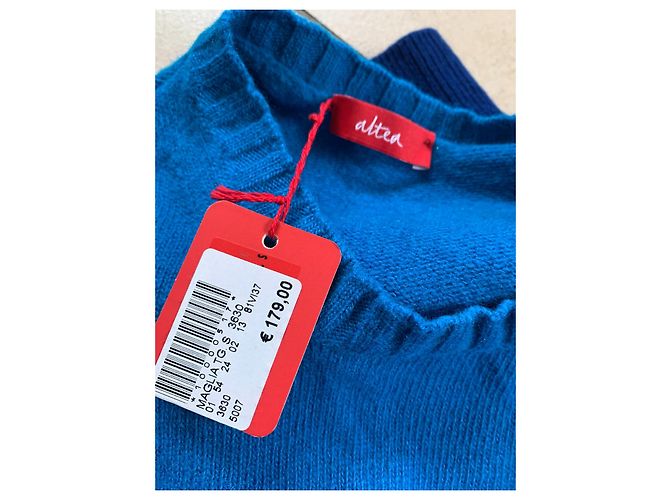 Autre Marque Altea Wollpullover blau für Herren - Ansicht 2