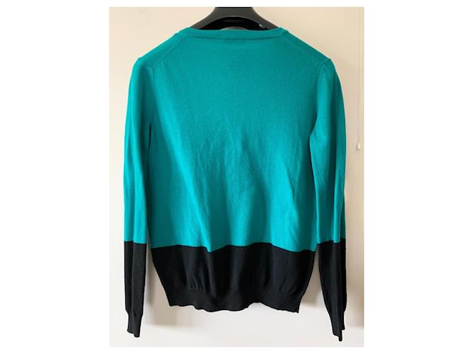 Iceberg Wollpullover Schwarz Grün XS - Ansicht 3