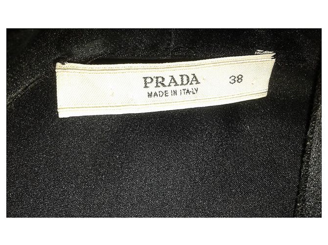 Blusa Prada sin mangas de seda negra Negro - vista 4