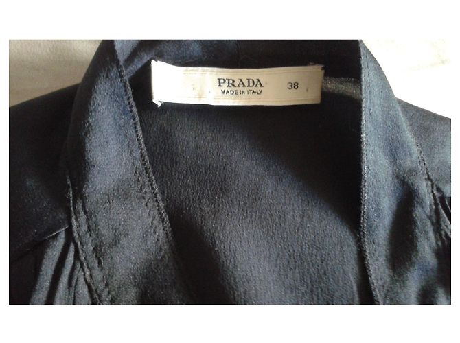 Blusa Prada sin mangas de seda negra Negro - vista 5