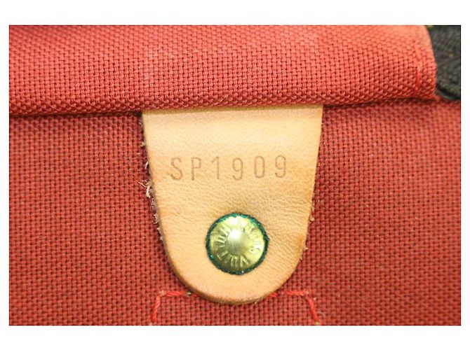 Louis Vuitton Sehr selten 1 oder 1 Centenaire Damier Ebene Speedy 40 Tasche - Ansicht 11