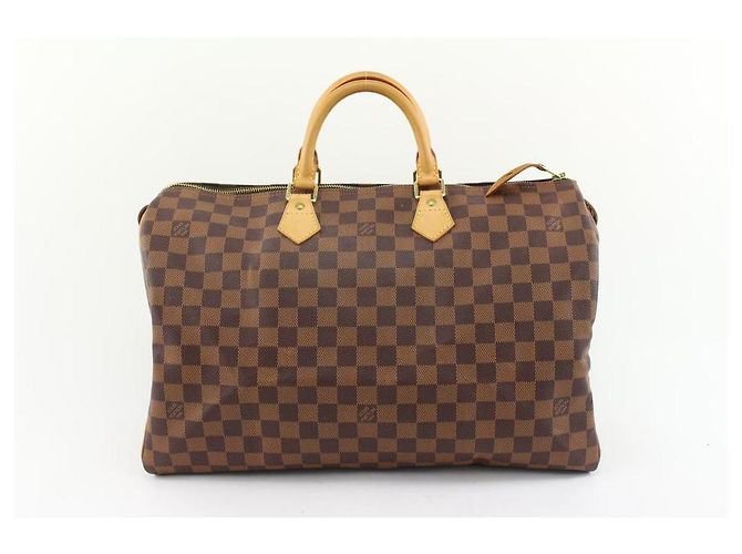 Louis Vuitton Sehr selten 1 oder 1 Centenaire Damier Ebene Speedy 40 Tasche - Ansicht 6