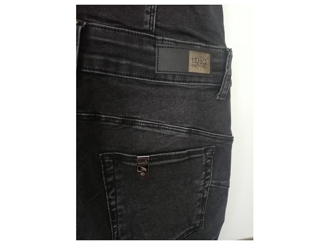 Mono Liu.Jo de denim negro Talla 40 - vista 4