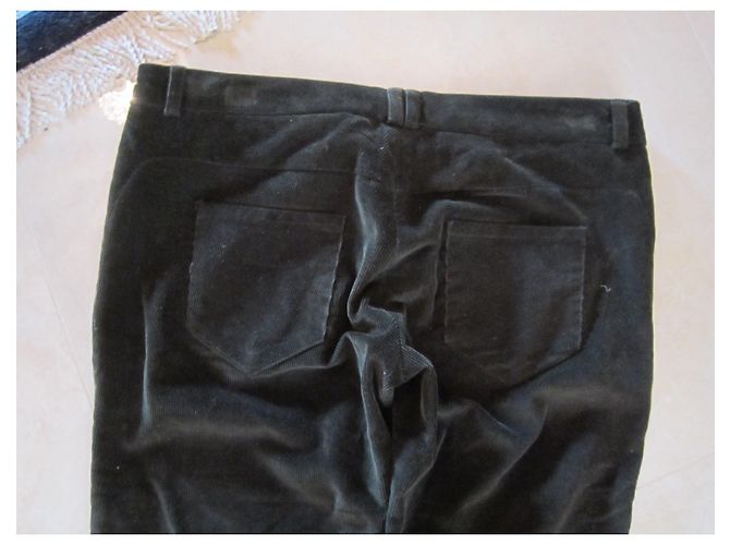 Balenciaga Samthose dunkelgrün - Ansicht 6