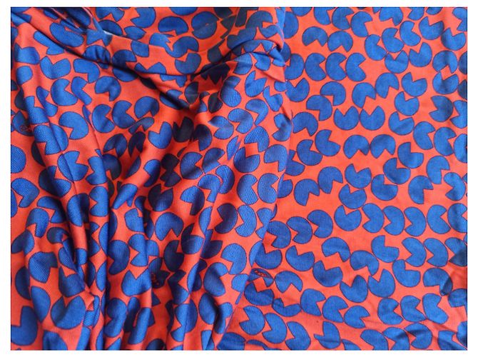 Abito Diane Von Furstenberg Amberlin in seta blu e arancione - vista 9