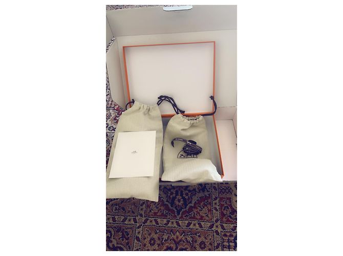 Mules Hermès Oran in pelle marrone Marrone scuro - vista 5