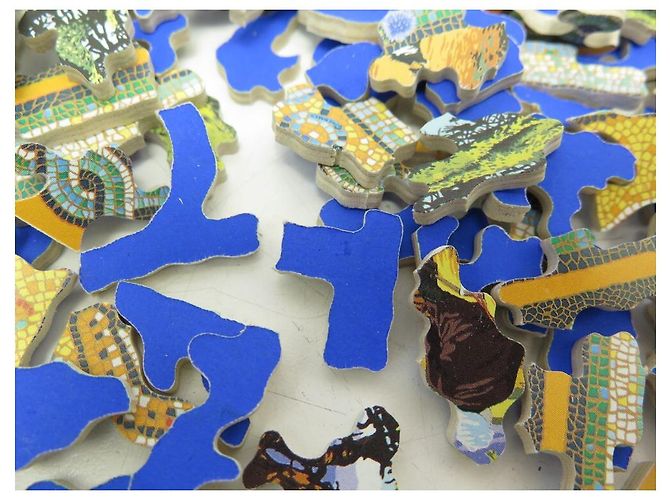 Hermès RARO PUZZLE DI HERMES SOTTO IL CEDRO 270 PEZZI SCIARPA QUADRATI + SCATOLA SCIARPA SERPENTE Multicolore - vista 16