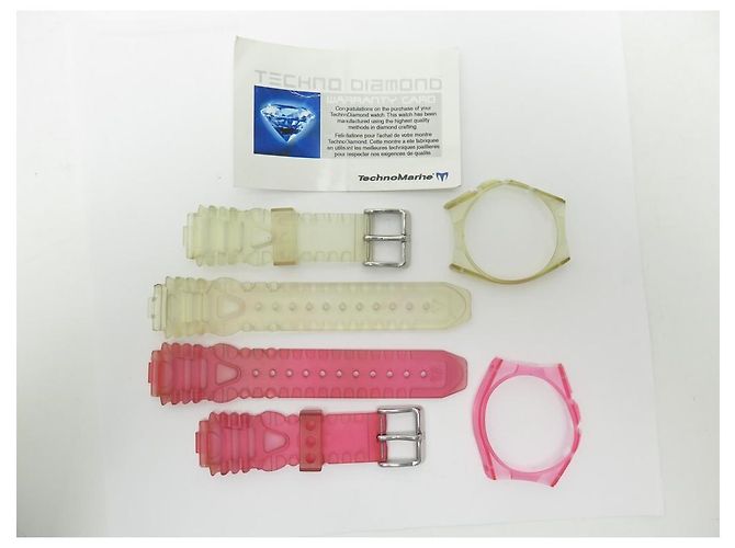 TECHNOMARINE TECHNODIAMOND UHR 37 MM QUARZSTAHL DIAMANTEN +2 Armbänder Pink - Ansicht 12