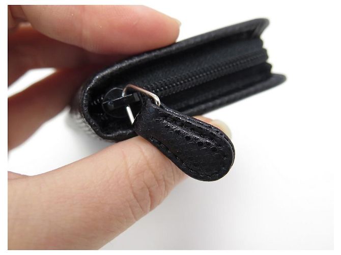 Astuccio 3 PENNA MONTBLANC BOHEME PICCOLA IN PELLE NERA PORTAPENNE - vista 3