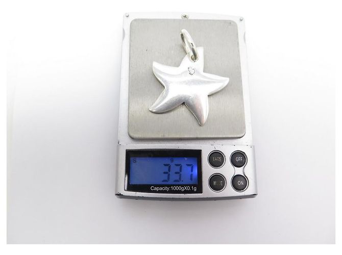 COLLANA DODO POMELLATO CIONDOLO STELLA PESCE STELLA IN ARGENTO MASSICCIO - vista 7