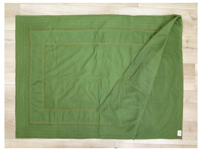 Hermès RARE HERMES SLEEPING BAG GREEN GREEN SLEEPING BAG BED THROWER - view 3
