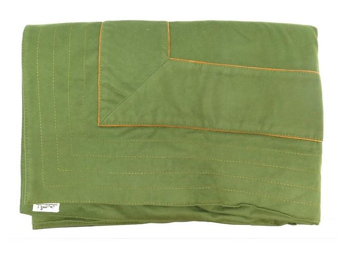 Hermès RARE HERMES SLEEPING BAG GREEN GREEN SLEEPING BAG BED THROWER - view 5