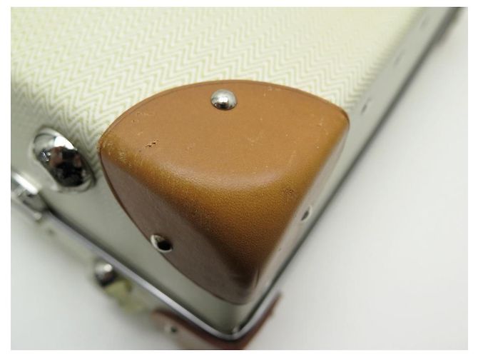 Hermès RARO CUSTODIA HERMES FAUBOURG EXPRESS LINE PM CHEVRON BEIGE LIMITED HARD CASE - vista 6