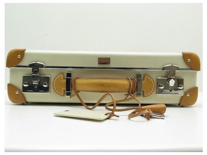 Hermès RARO CUSTODIA HERMES FAUBOURG EXPRESS LINE PM CHEVRON BEIGE LIMITED HARD CASE - vista 8